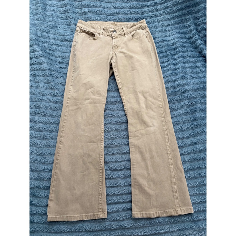 Lee Riders Midrise Bootcut Khaki Tan Stretch Cotton Blend Women Jeans Size 10P